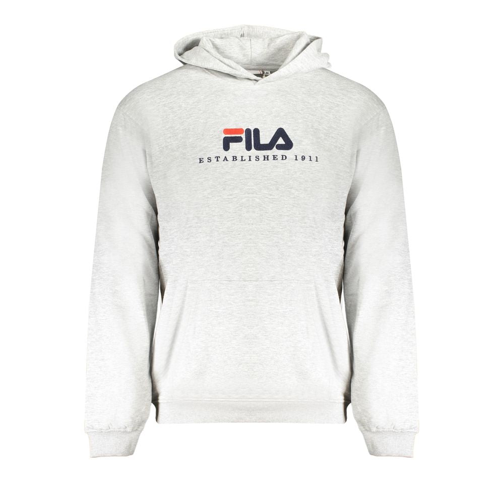 Gray Cotton Men Sweater-Fila-LabelTerrace.com