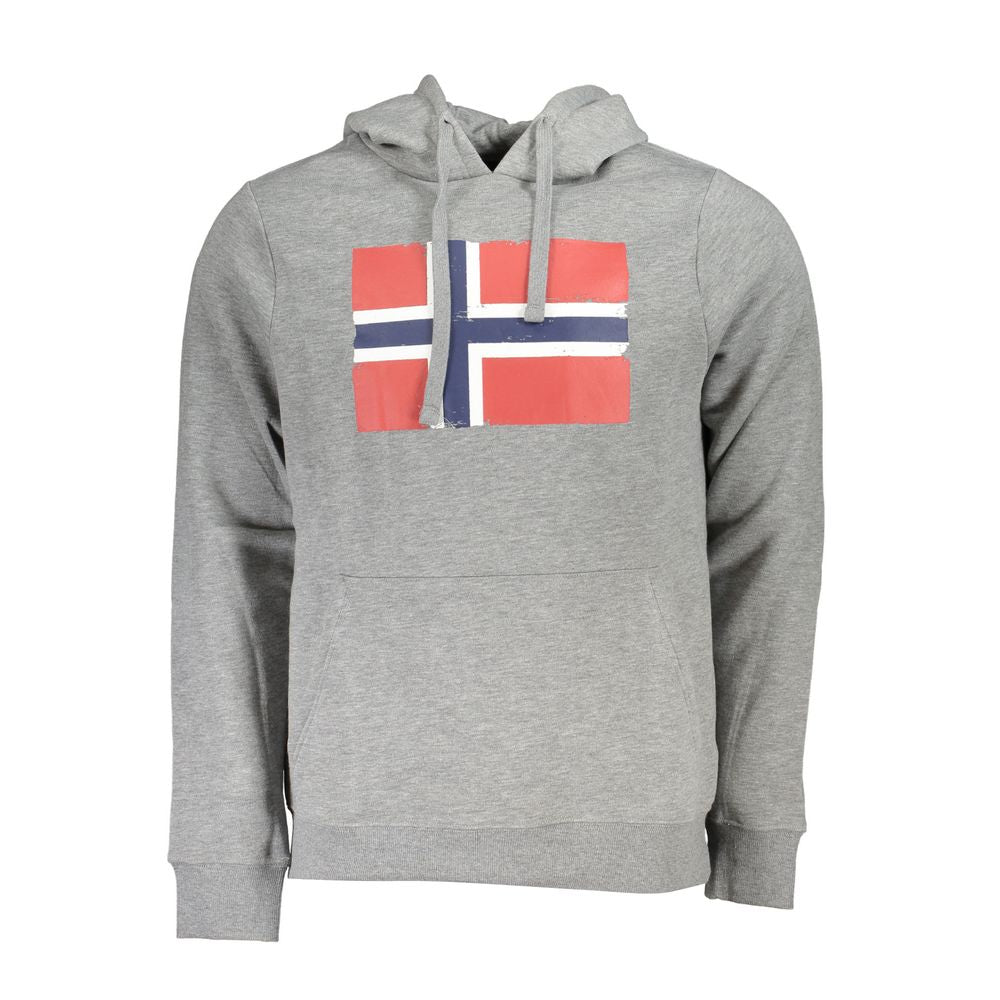 Gray Cotton Men Sweater-Norway 1963-LabelTerrace.com