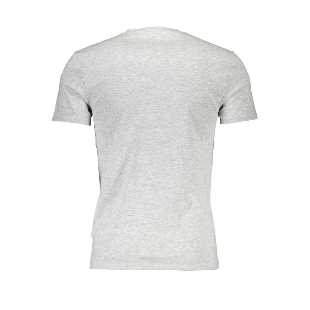 Gray Cotton Men T-Shirt-Guess Jeans-LabelTerrace.com