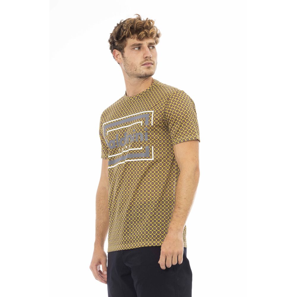 Gray Cotton Men T-Shirt-Baldinini Trend-LabelTerrace.com