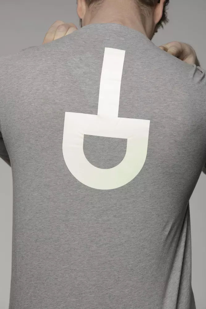 Gray Cotton Men T-Shirt-Tond-LabelTerrace.com