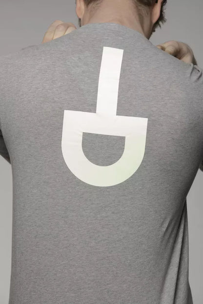 Gray Cotton Men T-Shirt-Tond-LabelTerrace.com