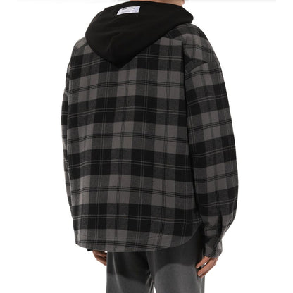 Gray Cotton Men's Jacket-Diego Venturino-LabelTerrace.com