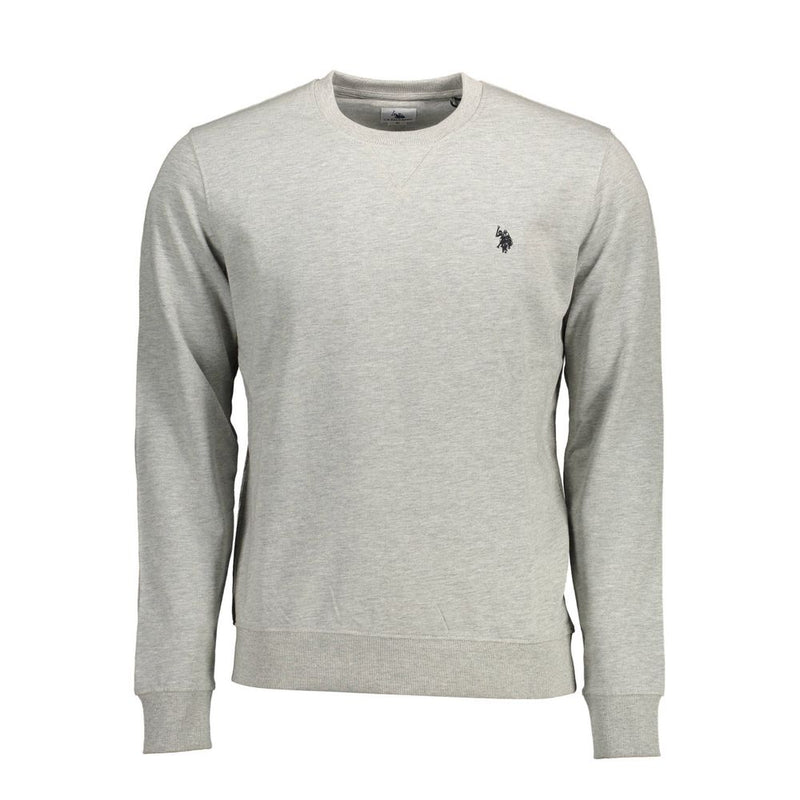 "Gray Cotton Men's Sweatshirt"