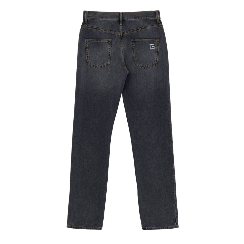 Gray Cotton Jeans Denim-Gucci-LabelTerrace.com