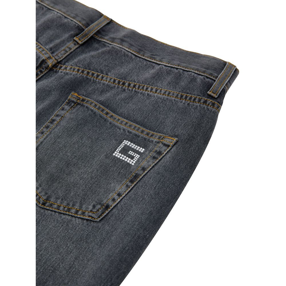Gray Cotton Jeans Denim-Gucci-LabelTerrace.com