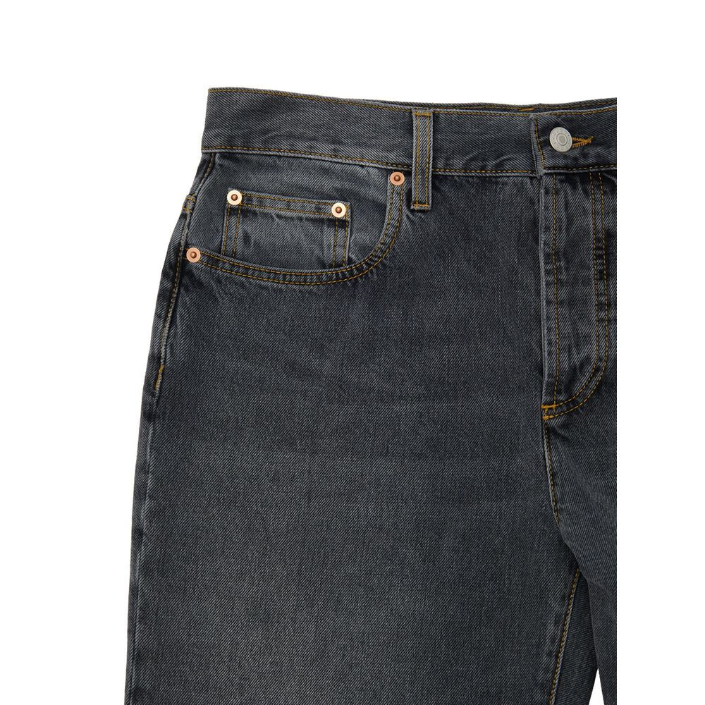 Gray Cotton Jeans Denim-Gucci-LabelTerrace.com