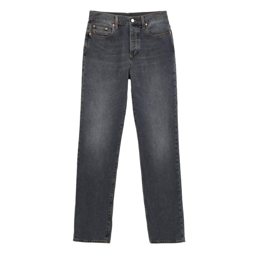 Gray Cotton Jeans Denim-Gucci-LabelTerrace.com