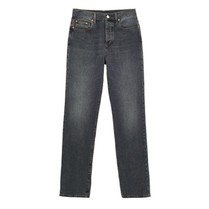 Gray Cotton Jeans Denim-Gucci-LabelTerrace.com