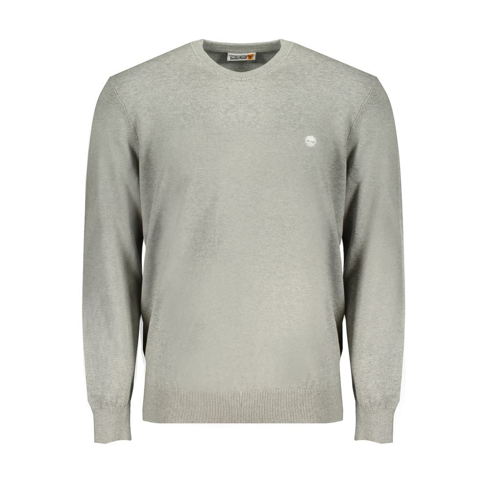 Gray Cotton Sweater-Timberland-LabelTerrace.com
