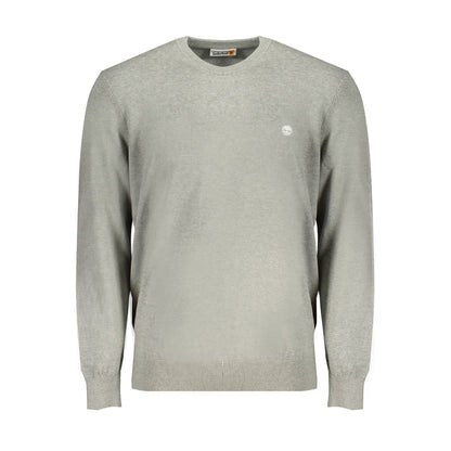 Gray Cotton Sweater-Timberland-LabelTerrace.com