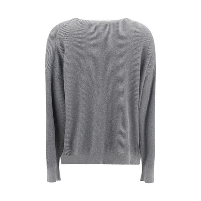 Gray Cotton Sweatshirt