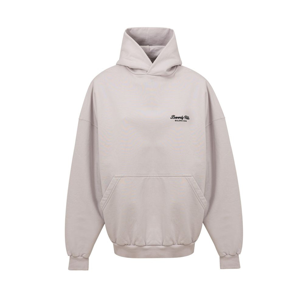 Gray Cotton Hoody-Balenciaga-LabelTerrace.com