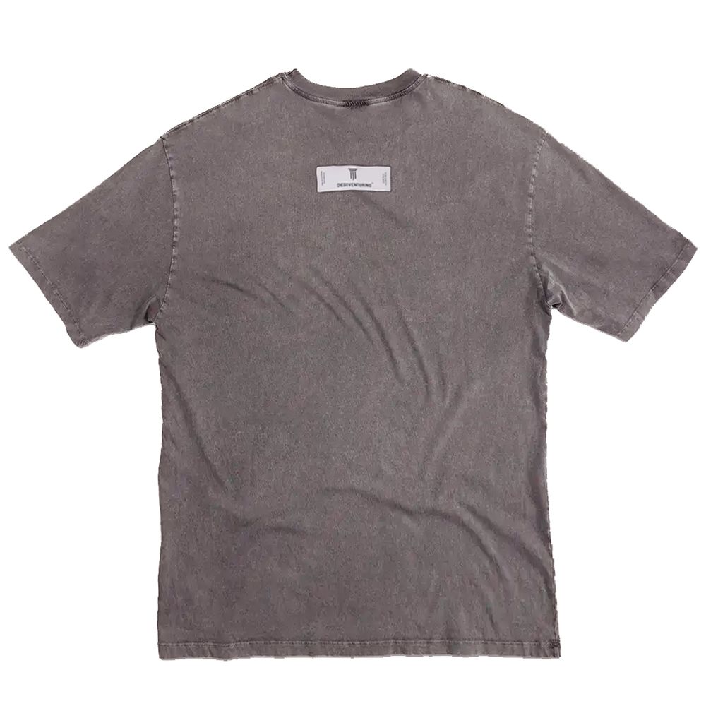 Gray Cotton T-Shirt-Diego Venturino-LabelTerrace.com