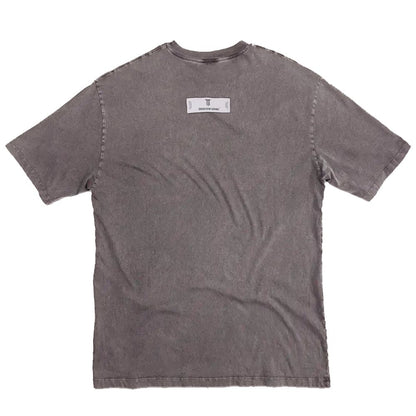 Gray Cotton T-Shirt-Diego Venturino-LabelTerrace.com