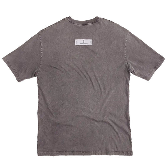 Gray Cotton T-Shirt-Diego Venturino-LabelTerrace.com