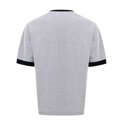 Gray Cotton T-Shirt-Dunhill-LabelTerrace.com