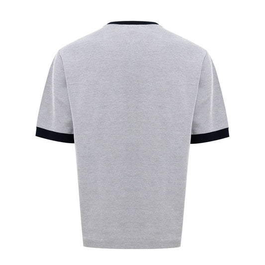Gray Cotton T-Shirt-Dunhill-LabelTerrace.com