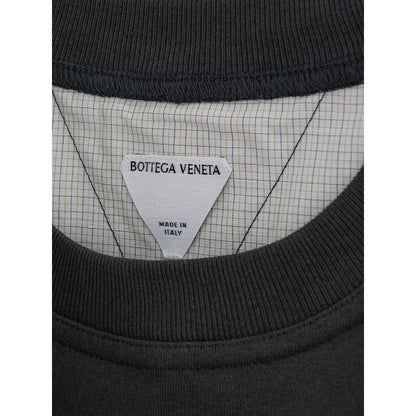 Gray Cotton T-Shirt-Bottega Veneta-LabelTerrace.com