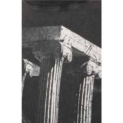 Gray Cotton T-Shirt-Diego Venturino-LabelTerrace.com