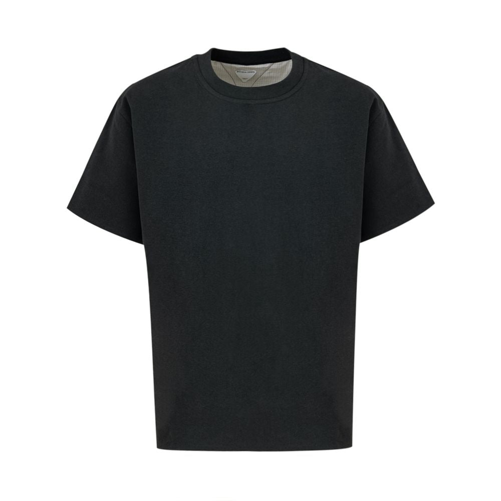 Gray Cotton T-Shirt-Bottega Veneta-LabelTerrace.com