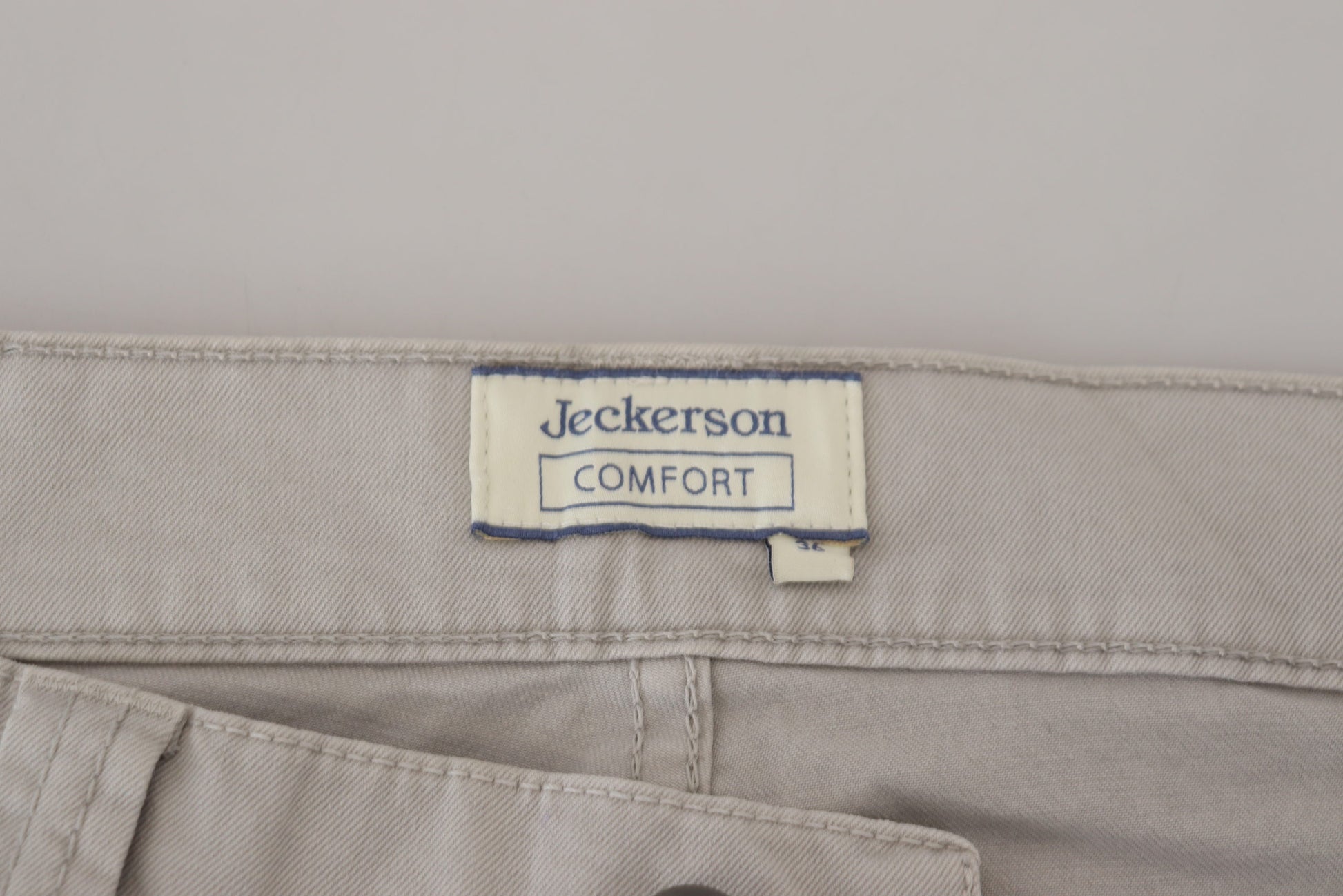 Gray Cotton Tapered Men Casual Pants-Jeckerson-LabelTerrace.com
