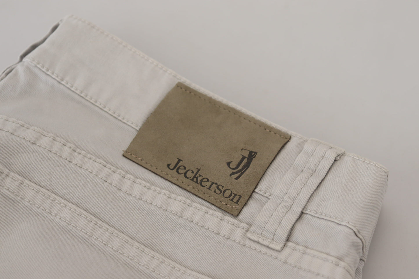 Gray Cotton Tapered Men Casual Pants-Jeckerson-LabelTerrace.com