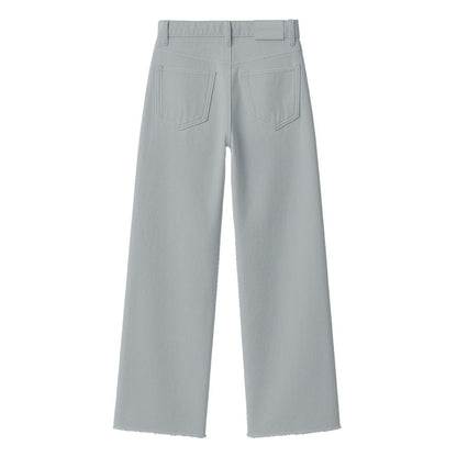 Gray Cotton Women Jeans-Hinnominate-LabelTerrace.com