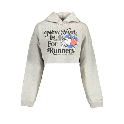 Gray Cotton Women Sweater-Tommy Hilfiger-LabelTerrace.com