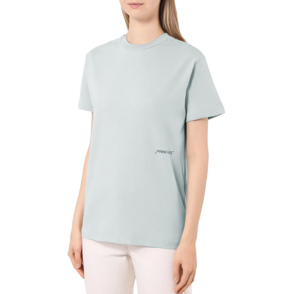 Gray Cotton Women T-Shirt-Hinnominate-LabelTerrace.com