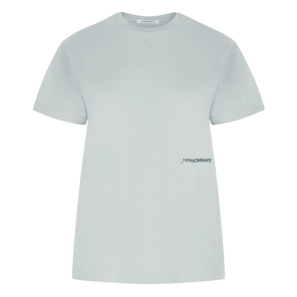 Gray Cotton Women T-Shirt-Hinnominate-LabelTerrace.com