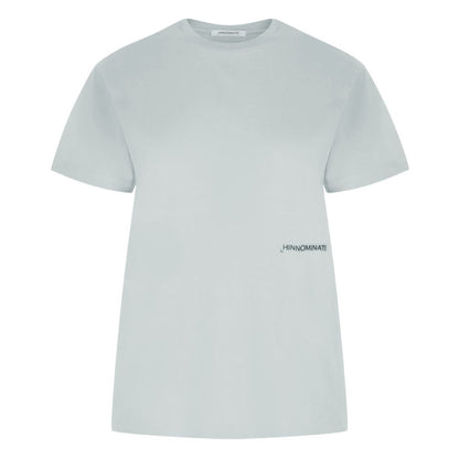Gray Cotton Women T-Shirt-Hinnominate-LabelTerrace.com