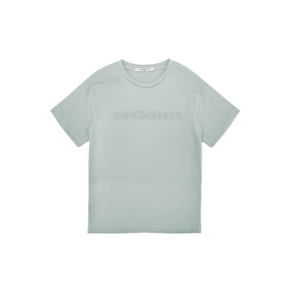 Gray Cotton Women T-Shirt-Hinnominate-LabelTerrace.com