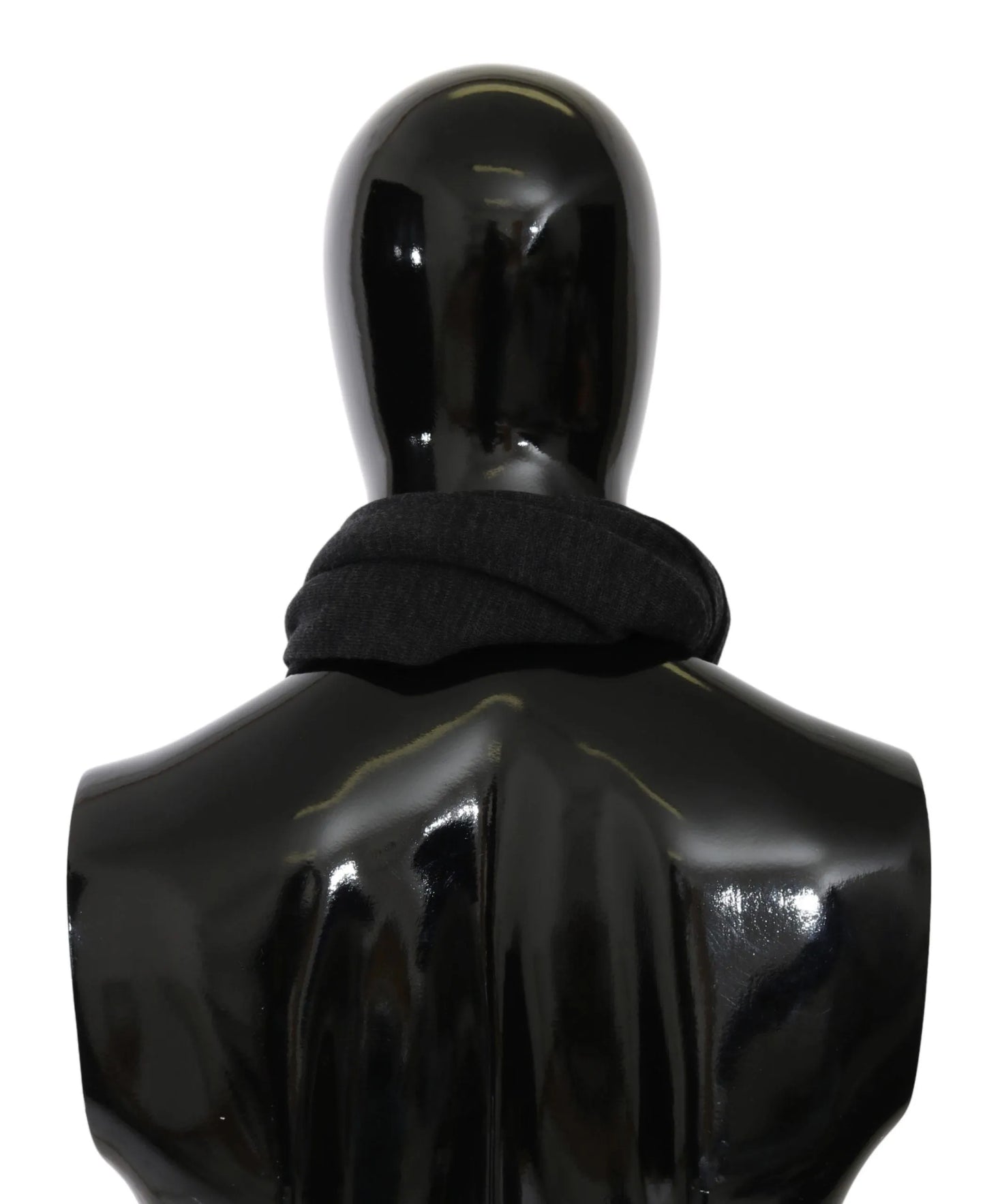 Gray #DGLovesLondon Wool Wrap Wool Scarf-Dolce & Gabbana-LabelTerrace.com