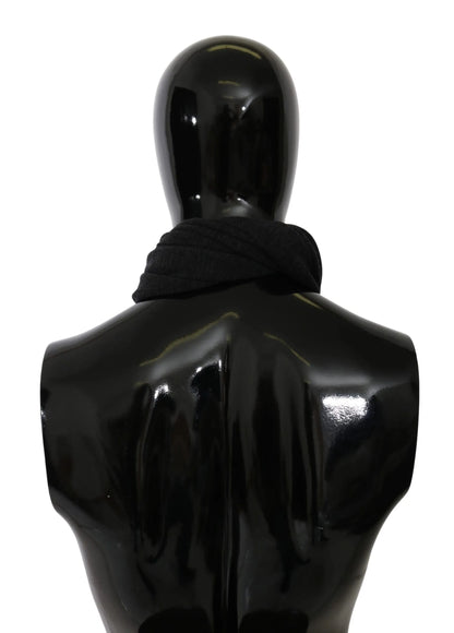 Gray #DGLovesLondon Wrap Shawl Wool Scarf-Dolce & Gabbana-LabelTerrace.com