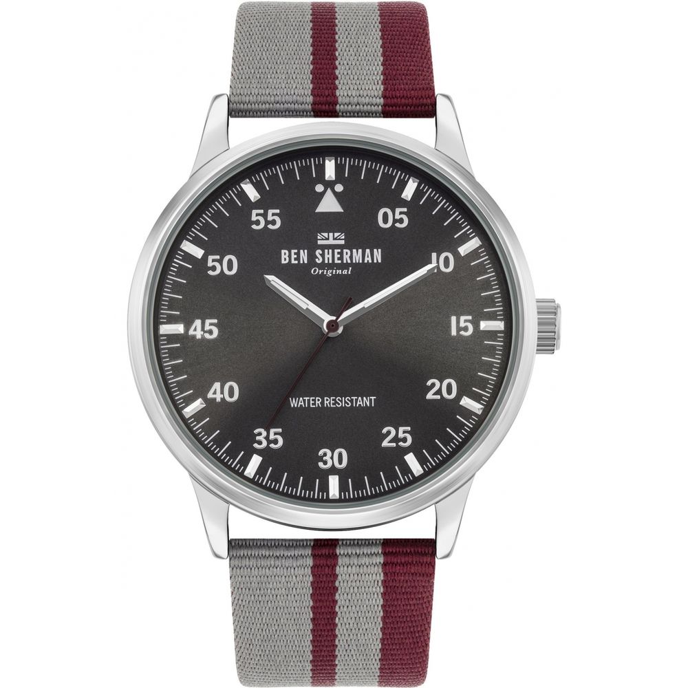 Gray Fabric Dress Watch-Ben Sherman-LabelTerrace.com