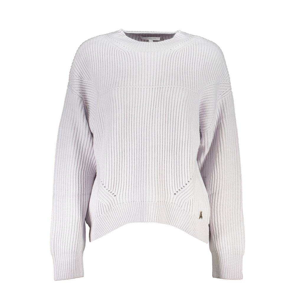 Gray Fabric Sweater-Patrizia Pepe-LabelTerrace.com