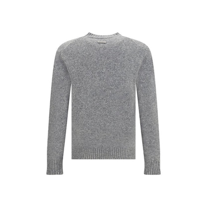 Gray Fleece Wool Sweatshirt