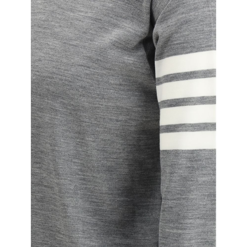 Gray Fleece Wool Sweatshirt