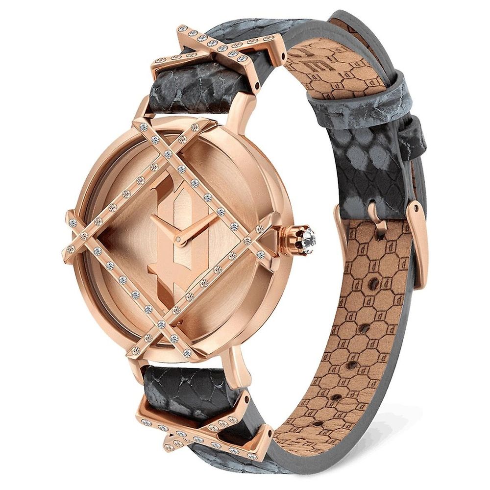 Gray Leather Watch-Police-LabelTerrace.com