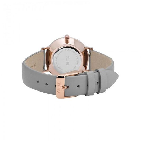 Gray Leather Watch-Cluse-LabelTerrace.com