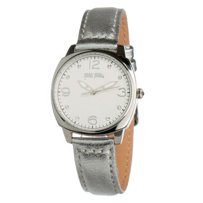 Gray Leather Watch-Folli Follie-LabelTerrace.com