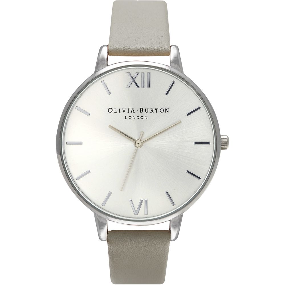 Gray Leather Watch-Olivia Burton-LabelTerrace.com