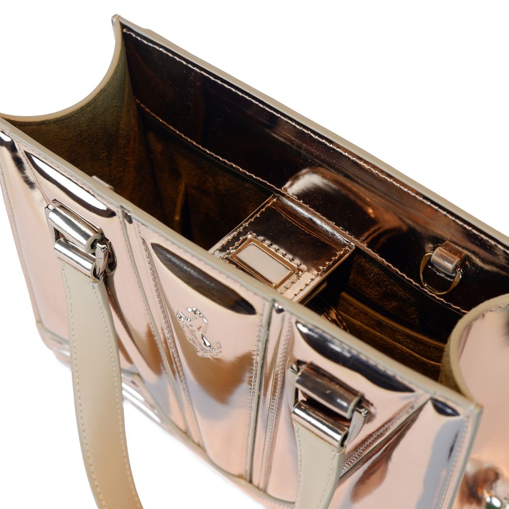 Gray Leather Handbag-Ferrari-LabelTerrace.com