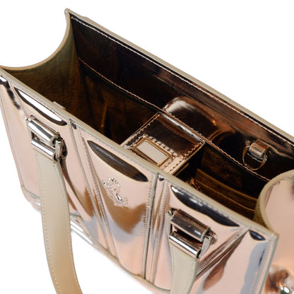 Gray Leather Handbag-Ferrari-LabelTerrace.com