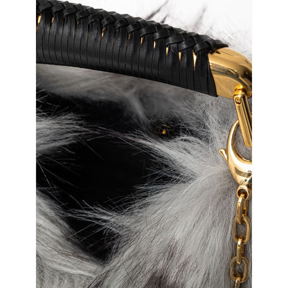 Gray Leather Handbag-Tom Ford-LabelTerrace.com