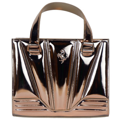 Gray Leather Handbag-Ferrari-LabelTerrace.com