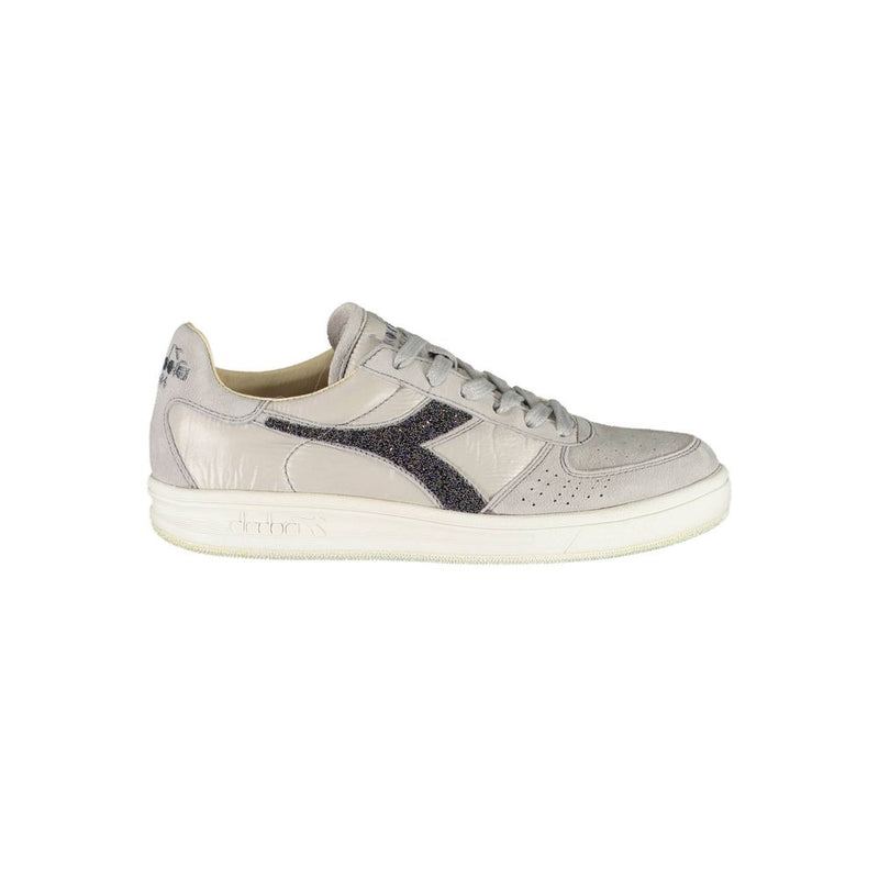 Gray Leather Women Sneaker-Diadora-LabelTerrace.com