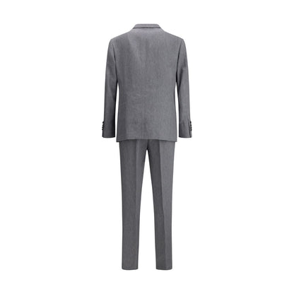 Gray Linen Two-Piece Suit