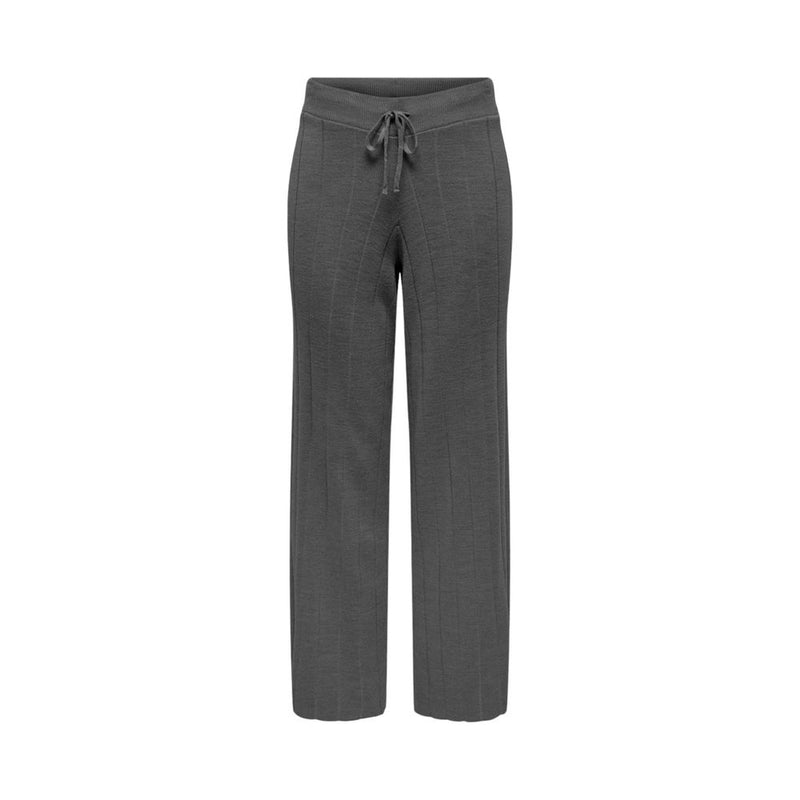 Gray Marabou Casual Pants